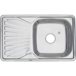 Мойка 7848 U Melana 0,6/160 хром с сифоном (217 t *10)